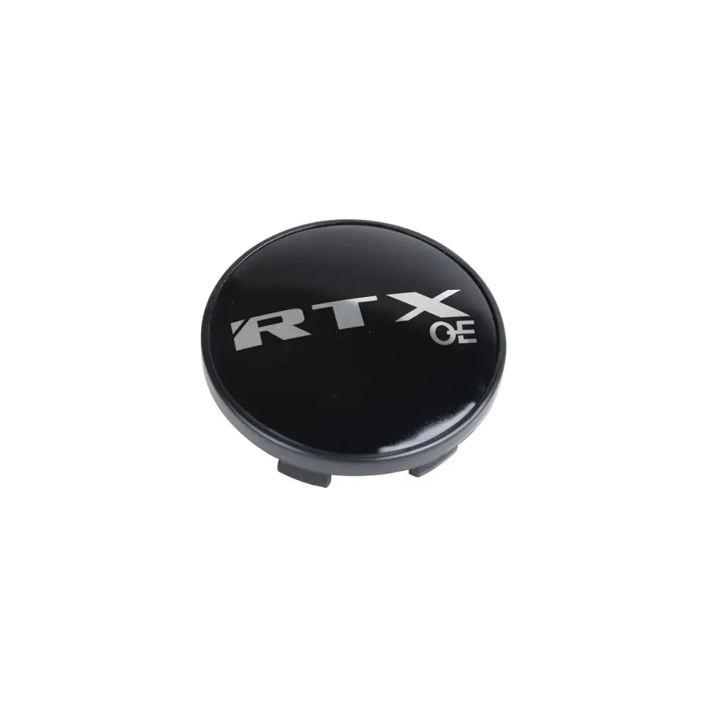 Cap Gloss Black With Rtxoe Chrome Black Background Bc107B - RTIBC107BRTXOEB